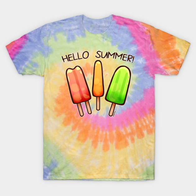 Summer Popsicles (Warm Version) T-Shirt by Jan Grackle